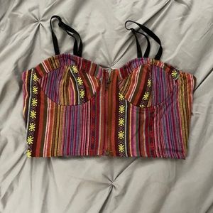Festival inspired crop top